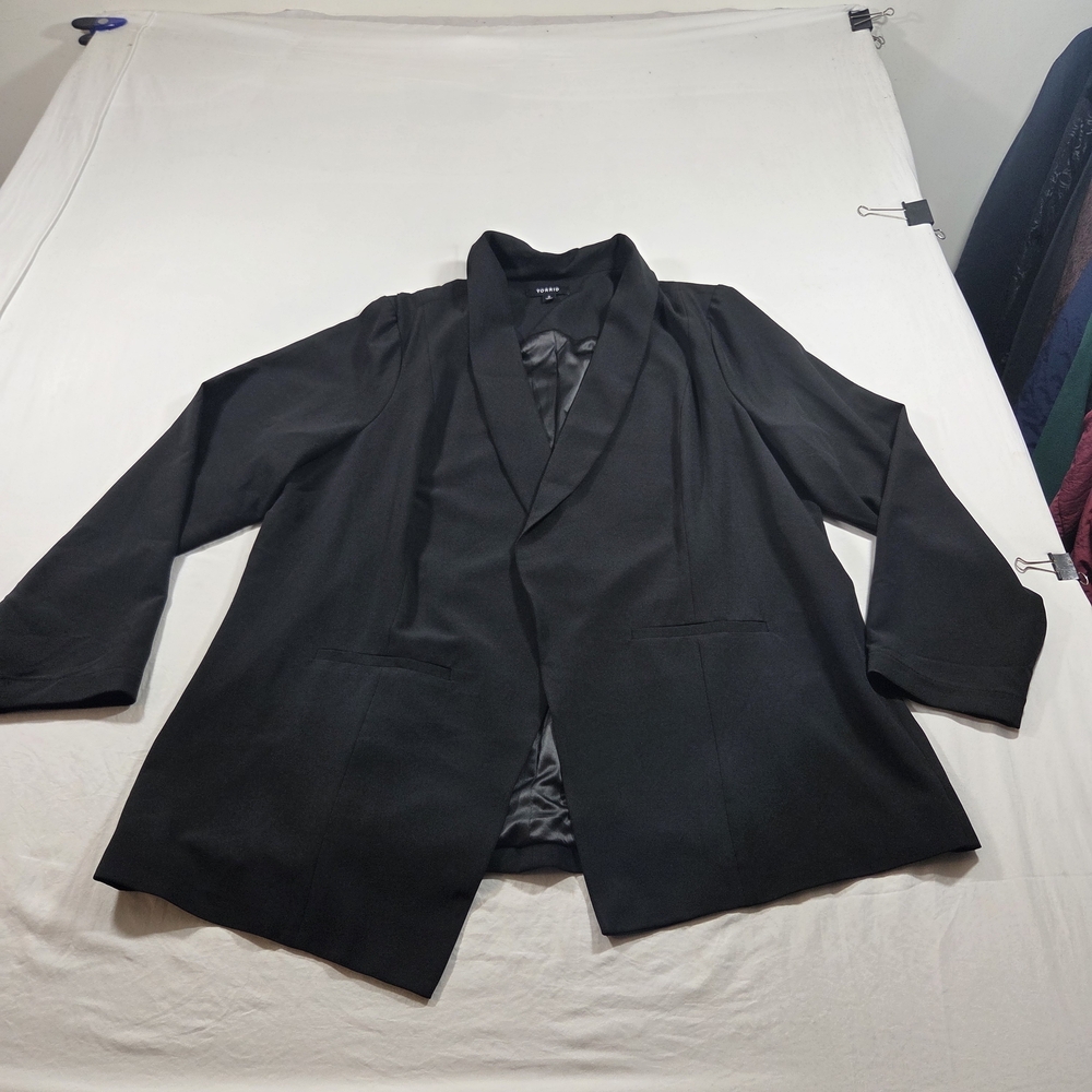 Torrid Classic Black Jacket Woman's 2 Large Office Casual Lightweight - Picture 7 of 12